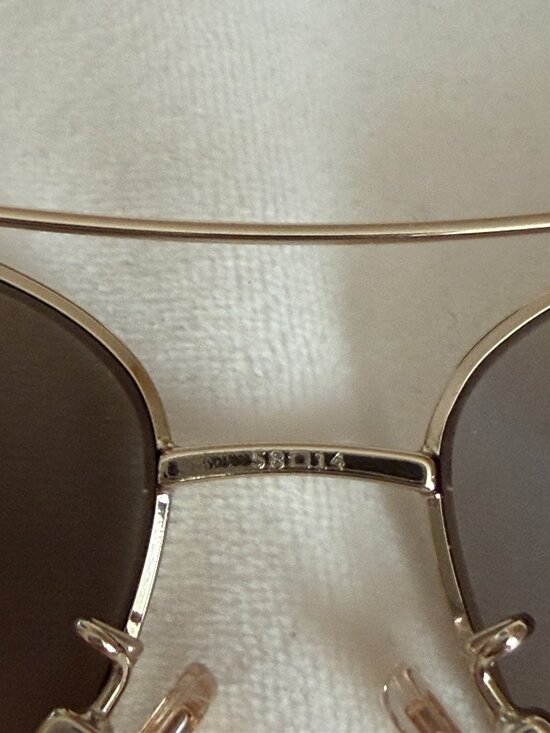 COACH Green Yellow Lens Gold Frame HORSE and CARRIAGE Pilot Sunglasses L1015 main image 4